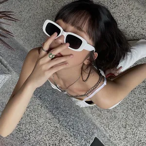 Retro Square Sunglasses For Women Men Vintage PC Frame AC Lens UV400 Protection Fashion Rectangle Sun Glasses Travel Outing