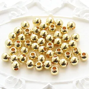 Polished 14K gold filled spacer beads for DIY jewelry making and handmade crafts