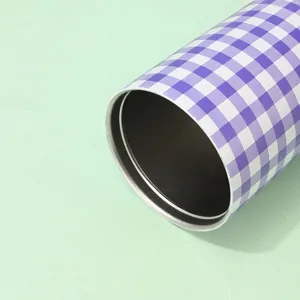 30oz purple checkered stainless steel insulated tumbler with large capacity design