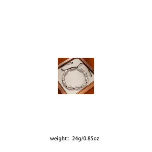 Handmade ethnic braided bracelet with small fish charms, detailed weight 24g view