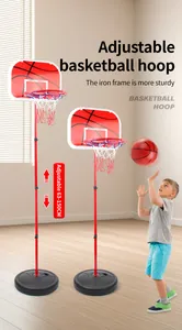 Height adjustable kids basketball hoop stand 63-150cm for indoor and outdoor sports