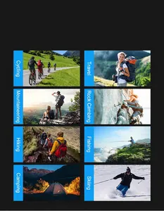 Outdoor multifunctional backpack usage scenarios for hiking camping cycling and traveling