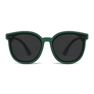 Lunettes de soleil polarisées pour enfants avec protection UV et monture verte