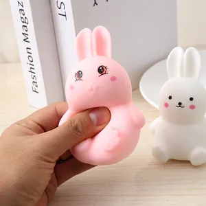 Cute Cartoon Rabbit Decompression Toy TPR Slow Rebound Stress Relief Squeeze Toy For Office School Kids Adults Gift