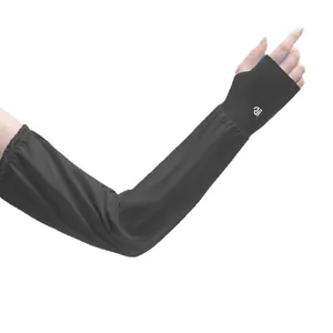 Professional cooling silk sun protection arm sleeves for UV protection while driving