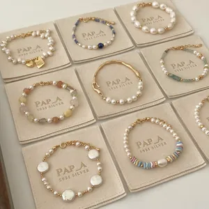French Vintage Artificial Pearl Bracelet Alloy Rhinestone Butterfly Flower Heart Beads Bracelet For Women Luxury Jewelry Gift