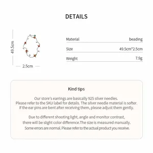 Detailed specifications for a handmade glass beaded necklace with cute fish charms