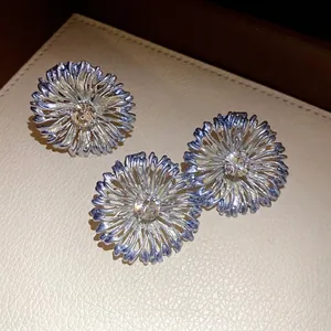 Anillo Abierto Redondo de Hierro Pintado a la Moda Elegante Diseño Floral Joyas para Dedos para Mujeres Viaje Diario Banquete Fiesta Accesorios