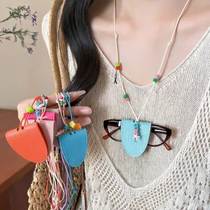 Collar de cuentas de estrella de mar y cordón para gafas para vacaciones de mar