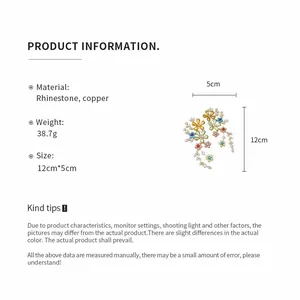 Especificaciones técnicas de los elegantes pendientes de flores con diamantes