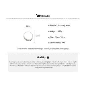 Specifications of French retro pearl beaded collar necklace with weight and size details