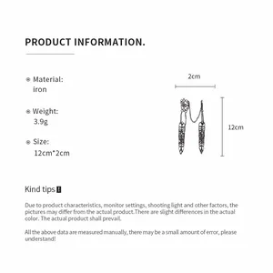 Produktdetails für den gotischen hohlen konischen Fingerring aus Eisen mit Maßen