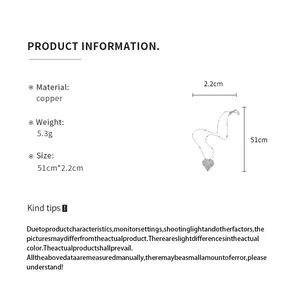 Product details for minimalist woven heart pendant necklace with dimensions and weight