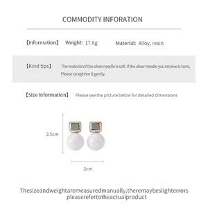 Imagen de detalle que muestra dimensiones e información de materiales de pendientes de resina