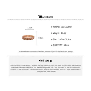 Bohemian multilayer woven leather bracelet with magnetic clasp specifications