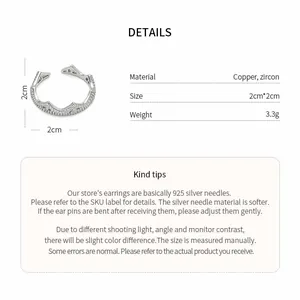 Detailed specifications and materials for the French lace style double-layer ring.
