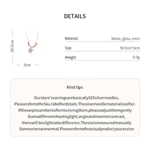 Detailed specification showing material and size of the flower beaded necklace jewelry