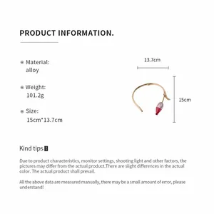 Technische productdetails voor de knopvormige halsring van legering met gewicht en maten