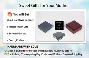 Heart necklace gift set with soulmate message card and premium packaging boxes
