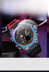 SANDA 6024 Iridescent sports watch with multi-functional digital display