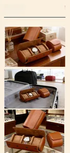 Showcasing premium leather watch storage boxes in home, travel, and retail scenarios