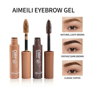 Professional waterproof long-lasting eyebrow gel for natural 3D wild brows in three shades