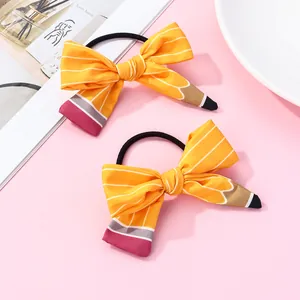 Chouchous créatifs en forme de crayon avec nœud pour la rentrée scolaire accessoires