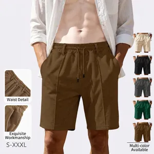 Men Shorts Mesh Quick Dry Breathable Drawstring Elastic Waist Heavyweight Summer Casual Sports Pineapple Grid Texture