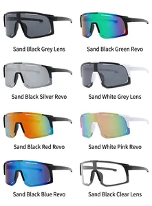 Various color options for professional outdoor sports and cycling wrap-around sunglasses