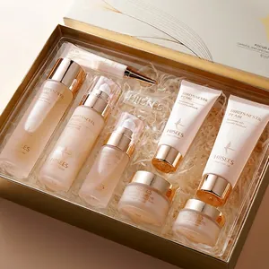 Luxury Bird's Nest and Pearl skincare gift set for deep hydration and anti-aging care