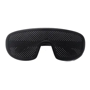 Professional black pinhole glasses for natural vision correction and eye muscle exercise