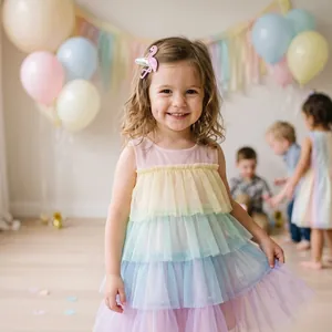 Adorabile molletta per capelli a fenicottero ricamata per feste di bambine