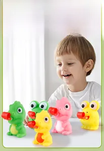 Jouets à presser en caoutchouc souple dinosaure et grenouille pour les enfants