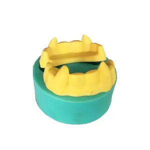Halloween vampire teeth silicone mold for DIY chocolate cake and ice cube making