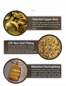 Detail of 22K gold plated copper ring showing premium material and craft