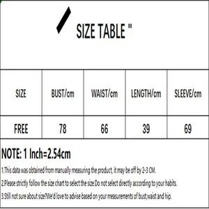 Size guide for motorcycle style cropped zipper top with bust and waist measurements