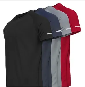 Vierer-Set Herren Sport-T-Shirts in verschiedenen Farben, schnelltrocknend und fit
