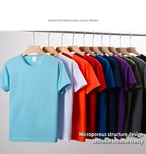 Detaillierte Ansicht von schnell trocknenden Sport-T-Shirts für Herren in Farben
