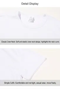 Detailansicht von Rundhalsausschnitt und Ärmel an weißem Herren-Sport-T-Shirt