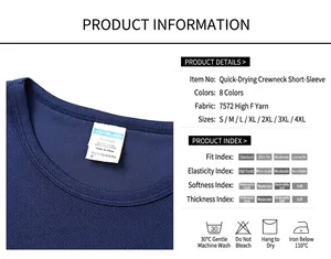 Nahaufnahme des Kragens eines dunkelblauen Herren-Sport-T-Shirts aus Schnelltrockner
