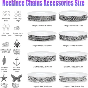 Guide des tailles complet pour chaînes de collier et breloques argentées