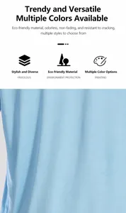 Close-up of light blue ice silk fabric texture for UV protection jacket