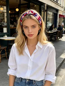Mannequin portant un bandeau noué drapeau américain pour la fête de l'indépendance