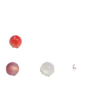 Set van 10 mm glitter acryl ronde kralen voor DIY-sieraden en maken van armbanden