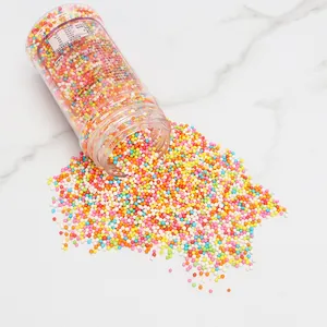 Zuccherini colorati commestibili in bottiglia per decorare torte, ciambelle e gelati