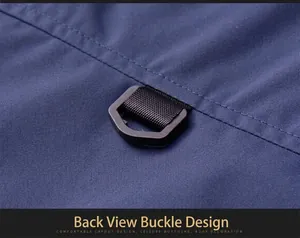 Detailed close-up showing the D-ring buckle on a high-end outdoor tactical functional vest