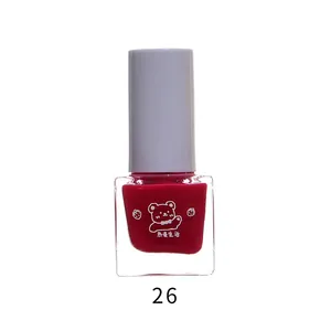 BK water-based quick-dry nail polish in shade 26 berry pink for long-lasting wear