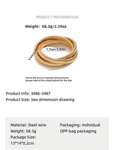 Detailed product specifications for the minimalist gold snake bone chain necklace