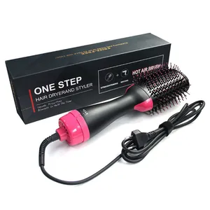 Professional One Step 2-in-1 hot air brush and ionic hair dryer styler for hair