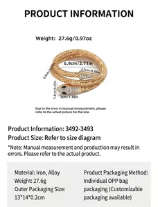 Detailed size and material specifications for gold snake bone collar necklace